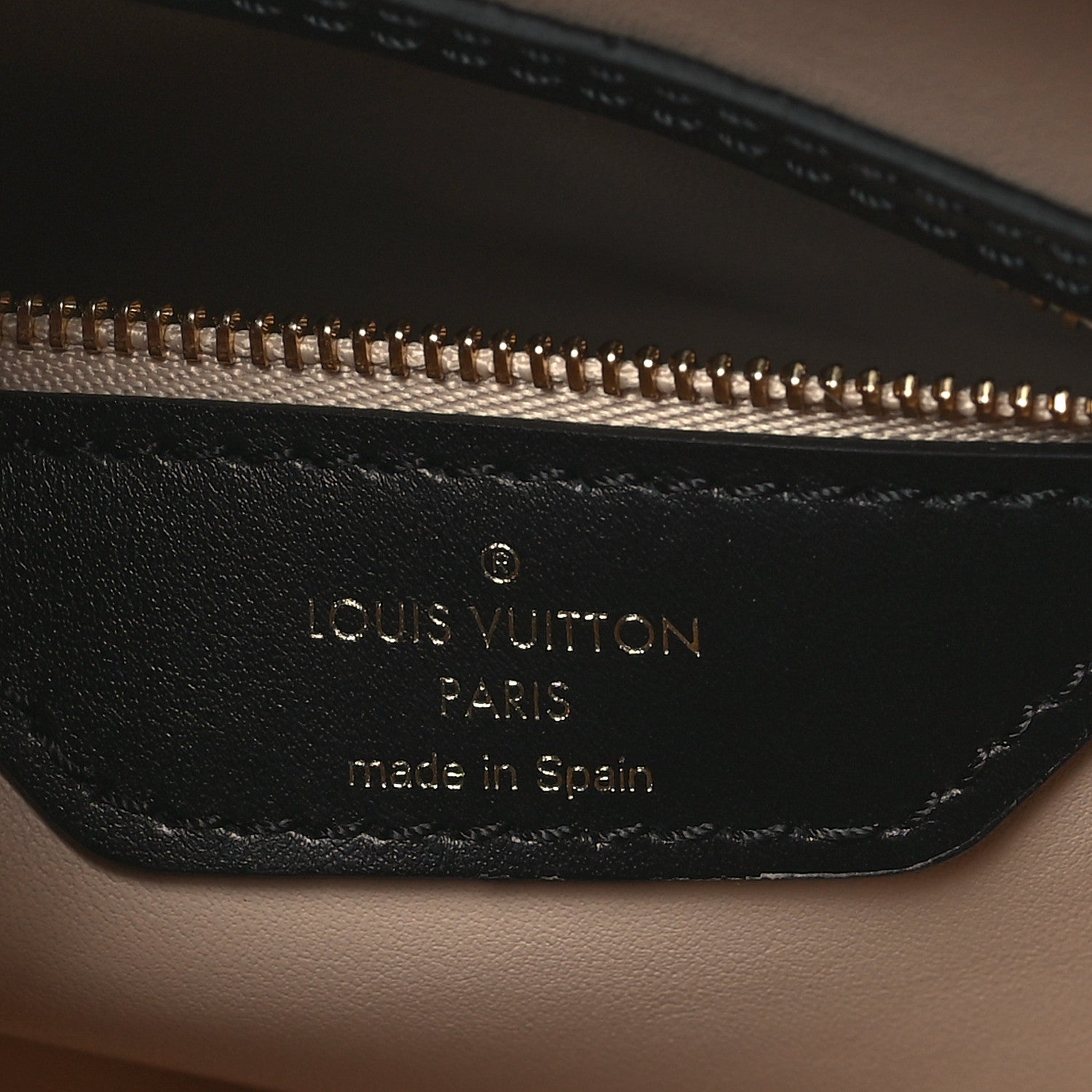 Louis Vuitton Lambskin Malletage Speedy Bandouliere 25 Black 6 of 9