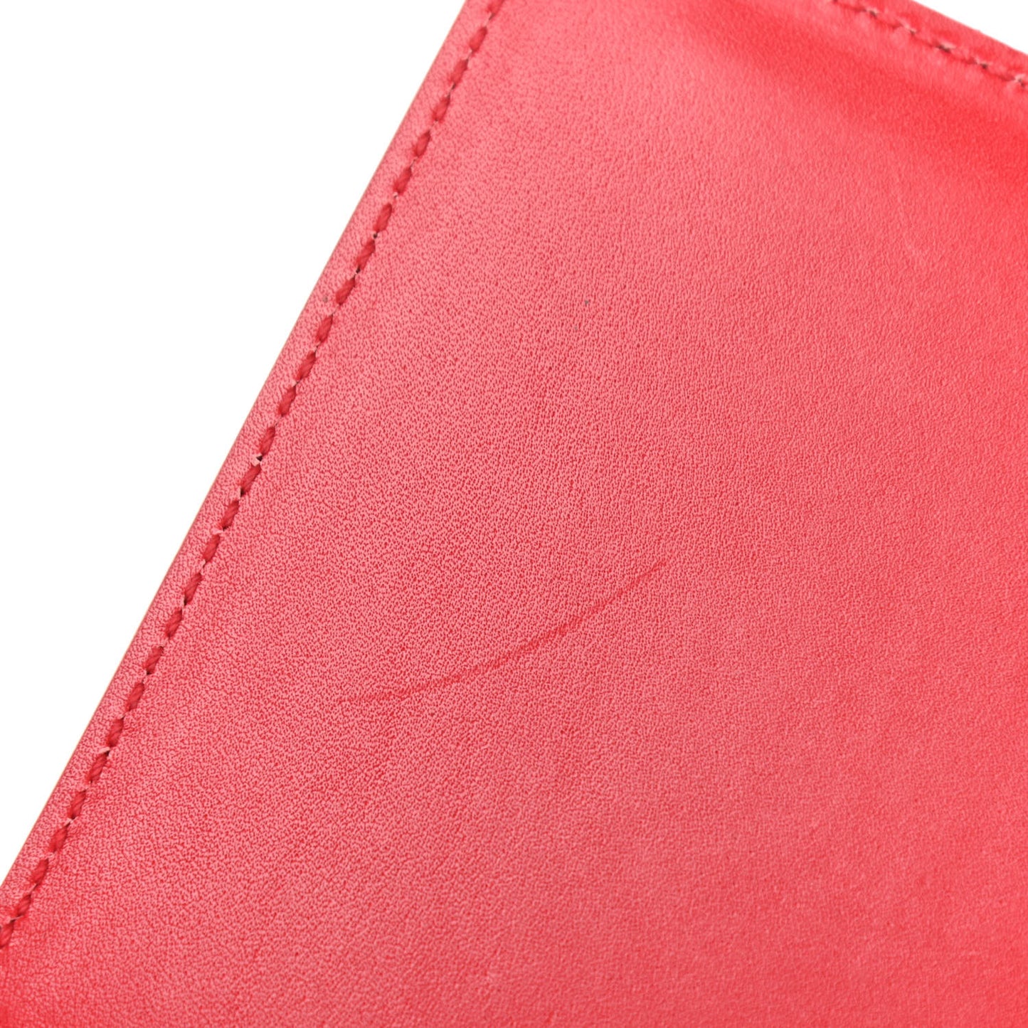 Calfskin Classic Monogram Cassandre Clutch Rouge Orient