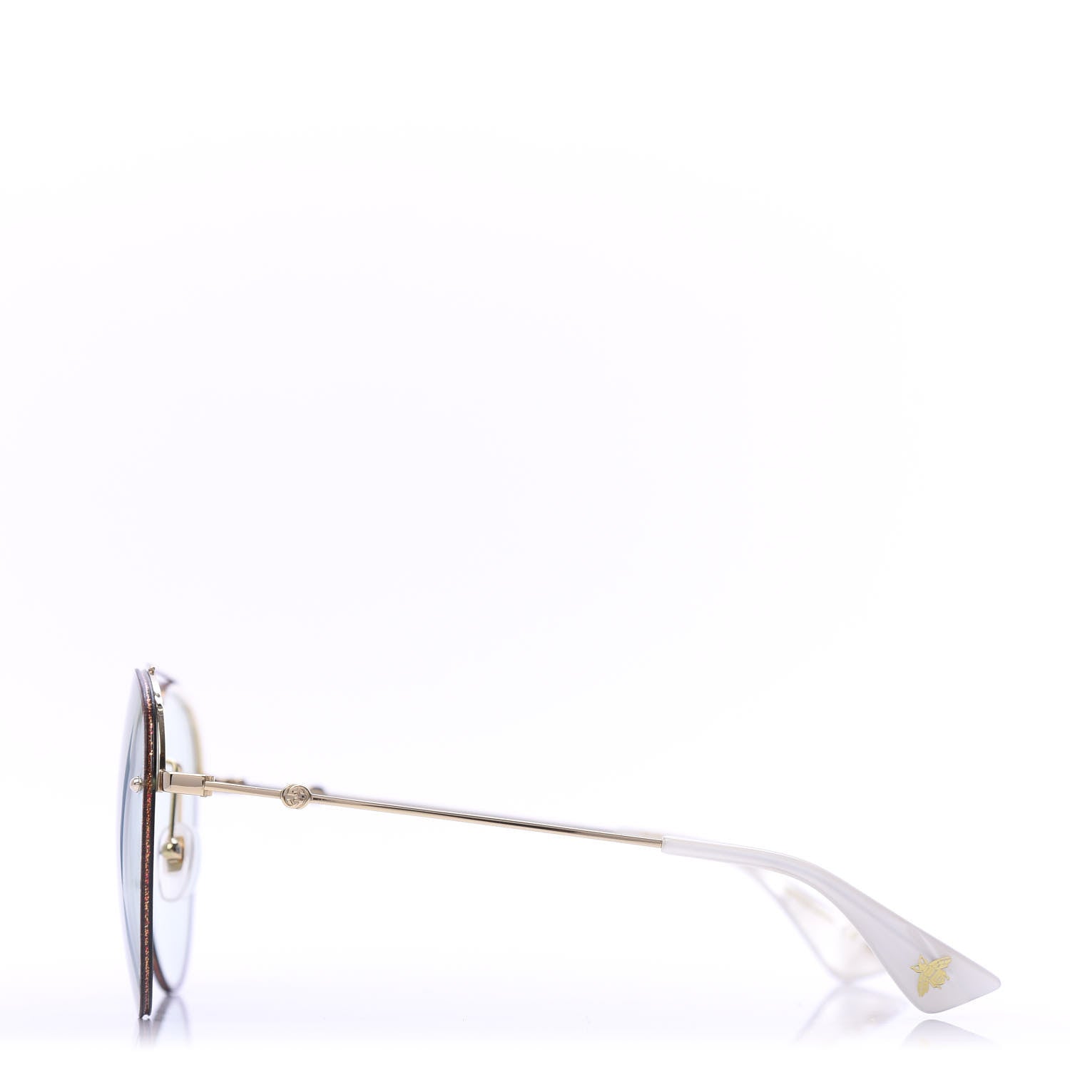 Gucci Glitter Aviator Sunglasses GG0351S Red 3 of 9