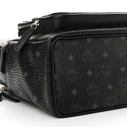 MCM Visetos Medium Stark Backpack Black 9 of 12
