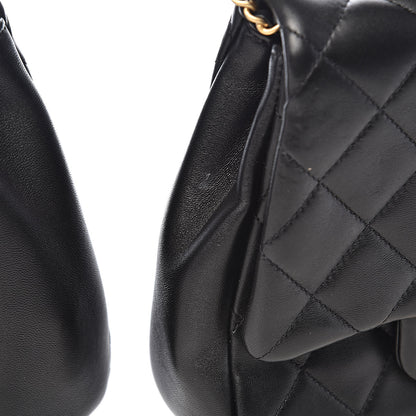 Chanel Lambskin Quilted Side-Packs Black 9 of 13