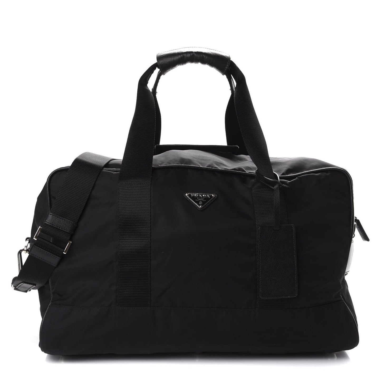 Tessuto Nylon Duffel Bag Black