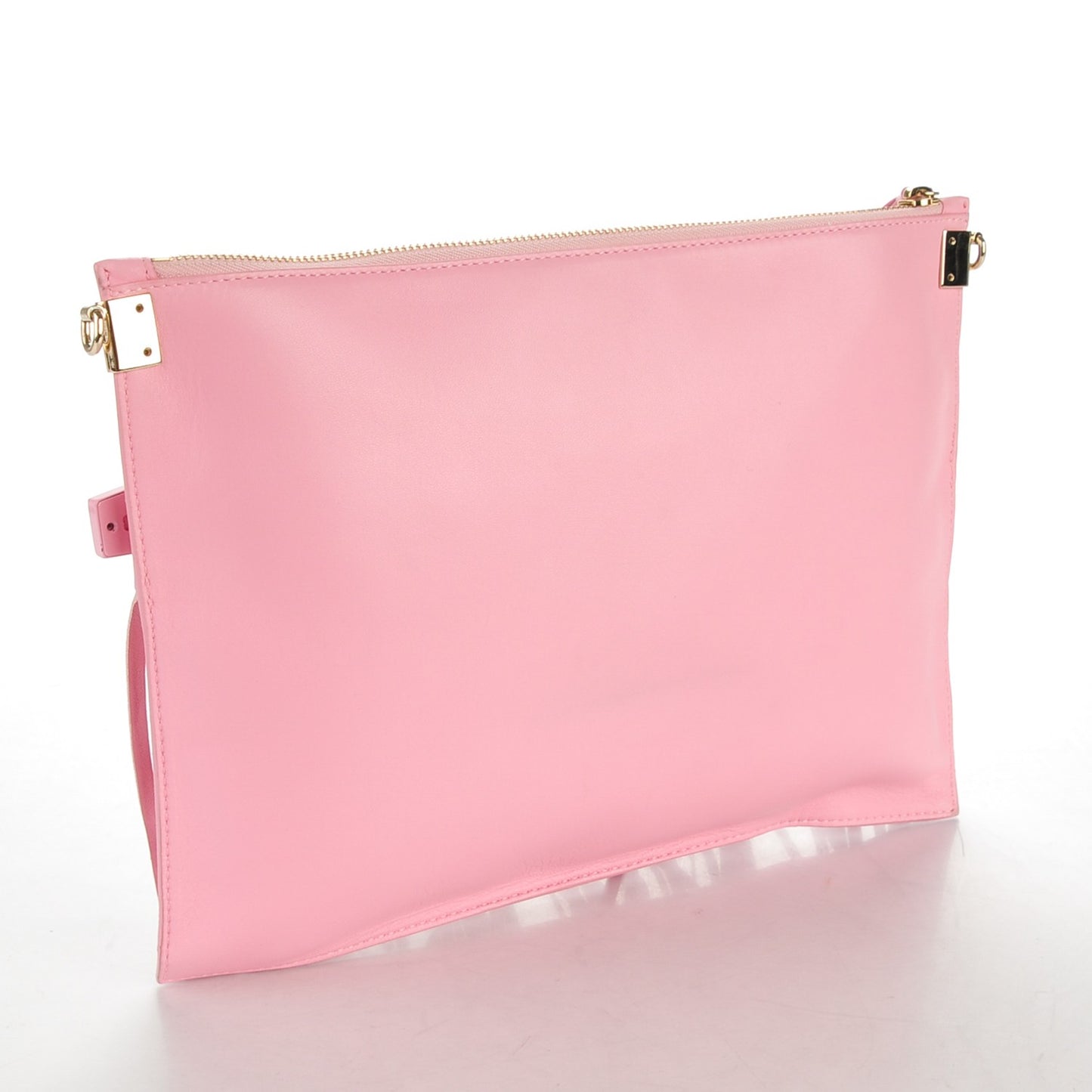 Calfskin Medium Palazzo Fringe Crossbody Bag Pink
