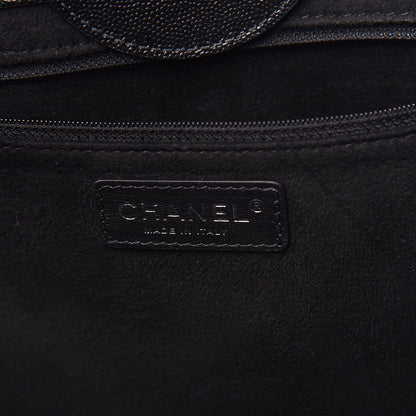 Chanel Caviar Large Studded Deauville Tote Black 8 of 11