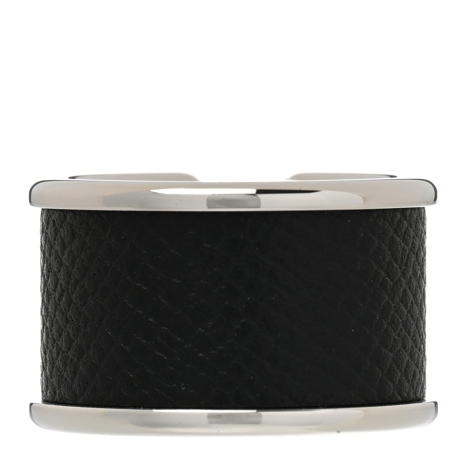 Hermes Madame Calfskin Large Olympe Ring XS 50 5.25 Black 3 of 6