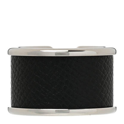 Hermes Madame Calfskin Large Olympe Ring XS 50 5.25 Black 3 of 6