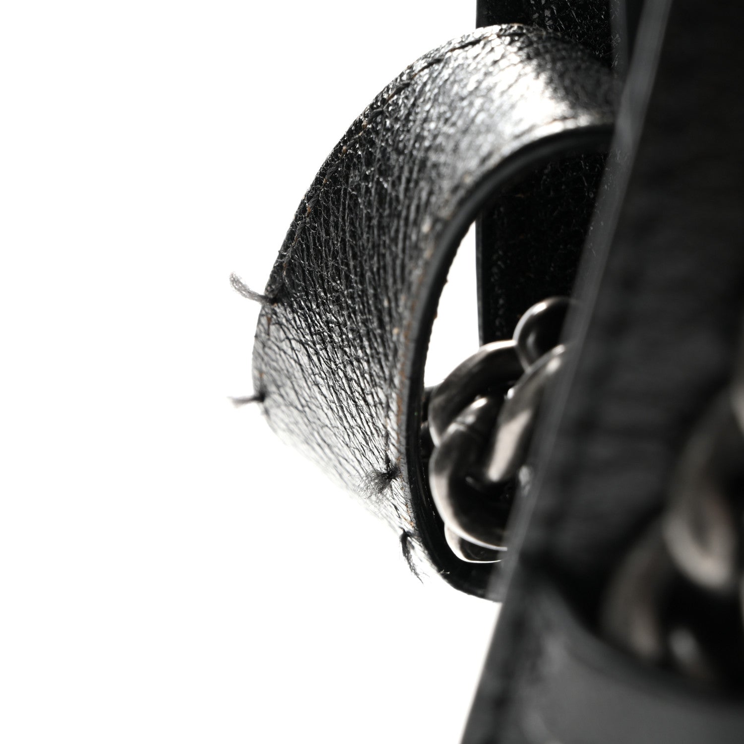 Chanel Shiny Goatskin Quilted Small Double Chained Messenger Flap Black 11 of 13