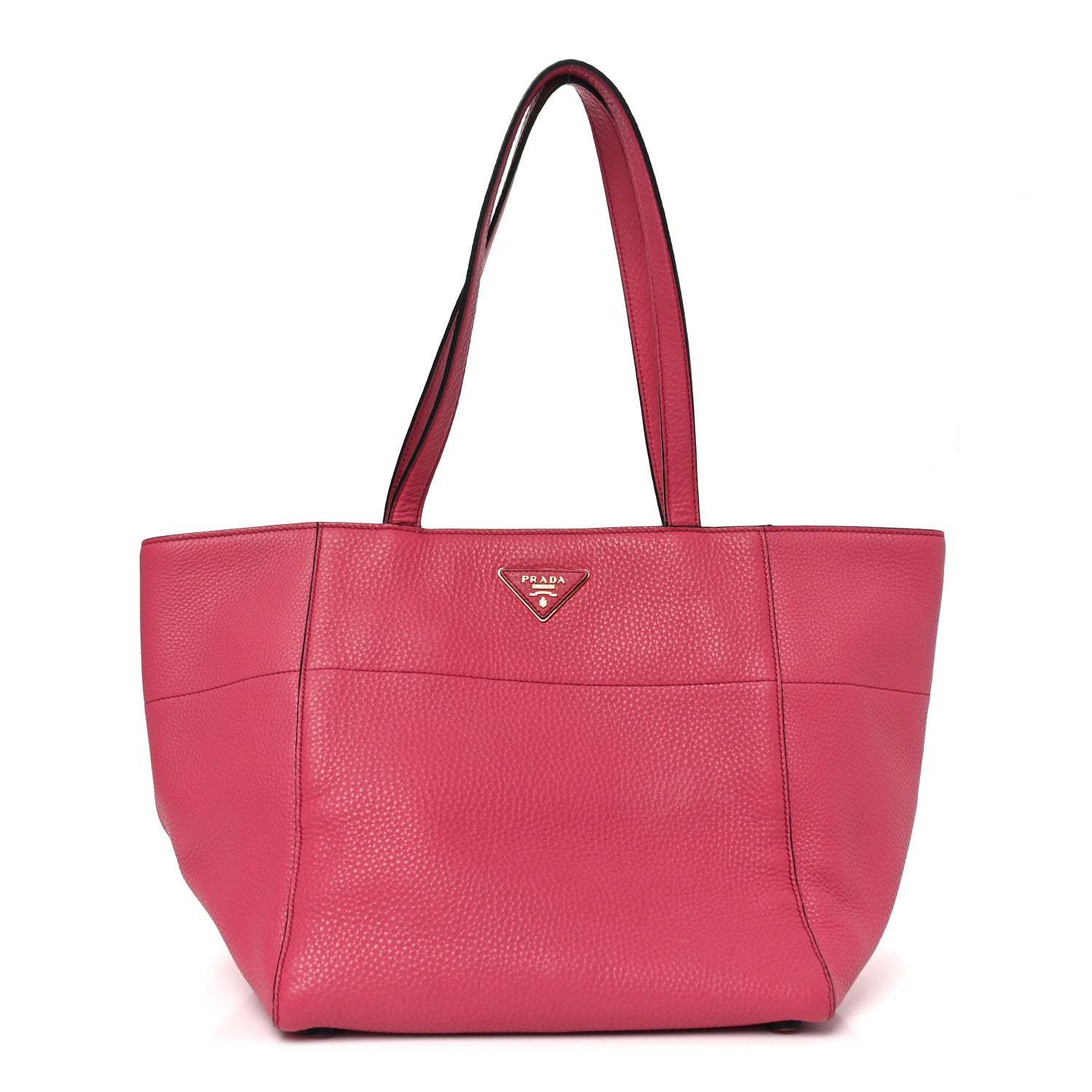Prada Vitello Daino Shopping Tote Peonia 1 of 10