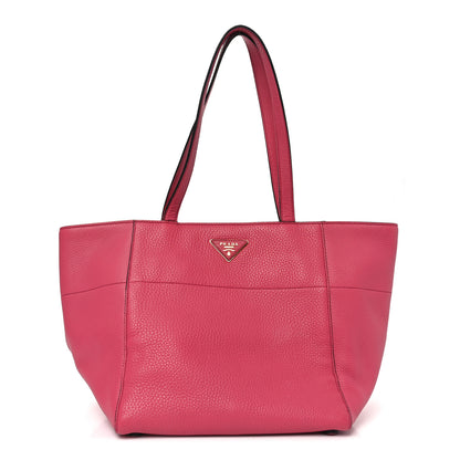 Prada Vitello Daino Shopping Tote Peonia 1 of 10
