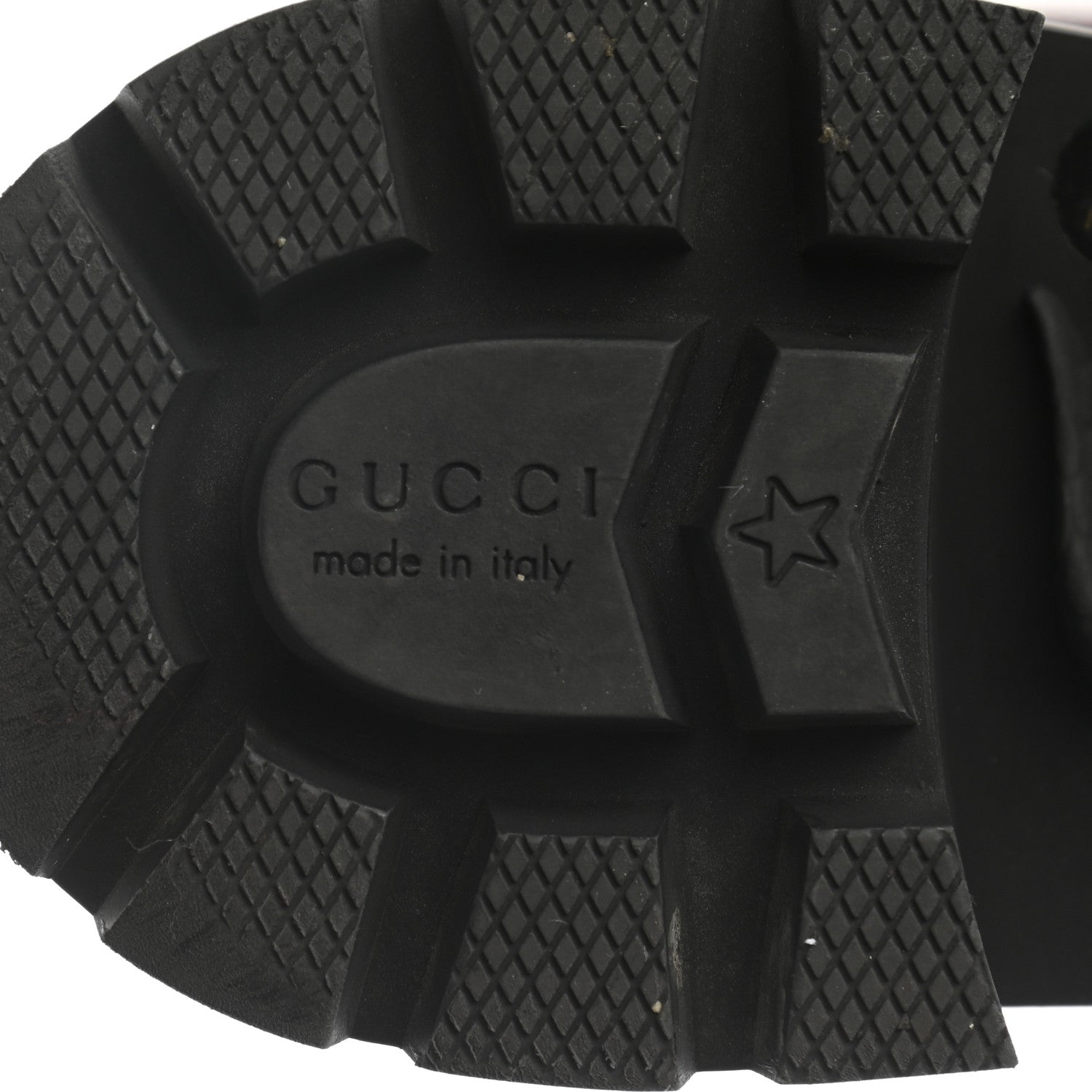 Gucci Calfskin Crystal GG Trip Chelsea Ankle Boots 37.5 Vintage Boredaux 6 of 13