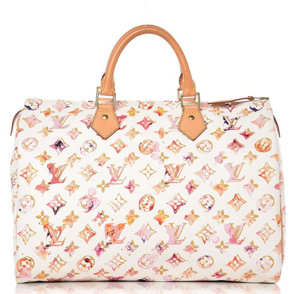 Louis Vuitton Watercolor Aquarelle Speedy 35 White 1 of 14