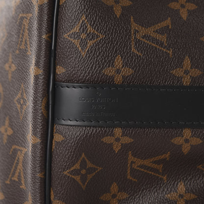 Louis Vuitton Monogram Macassar Keepall Bandouliere 45 5 of 12