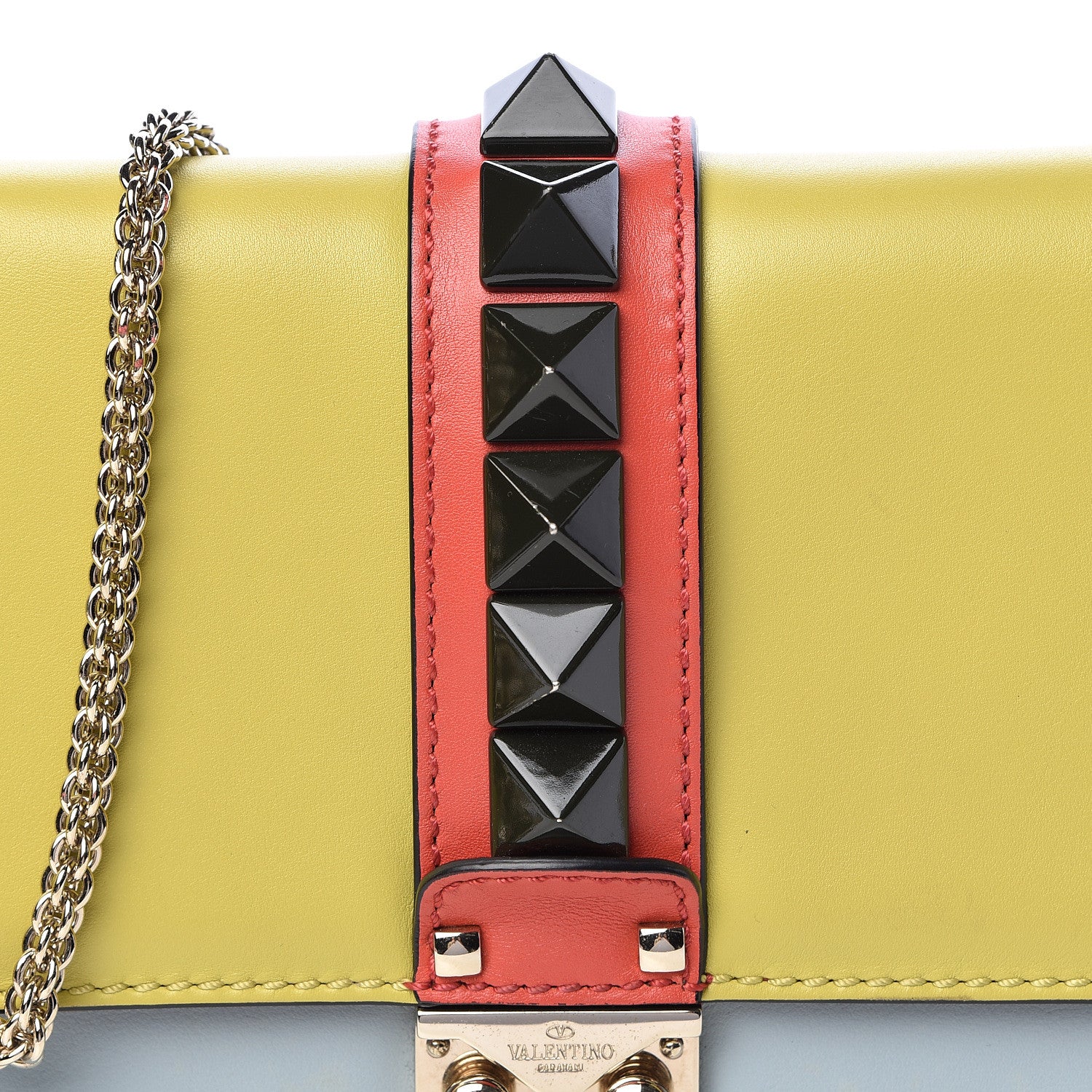 Valentino Garavani Vitello Medium Glam Lock Rockstud Flap Multicolor 8 of 13