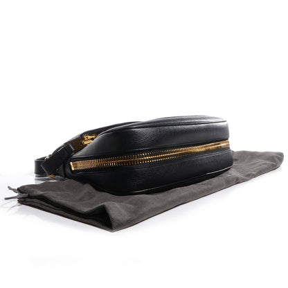 Tom Ford Grained Calfskin Medium Jennifer Crossbody Bag Black 4 of 7