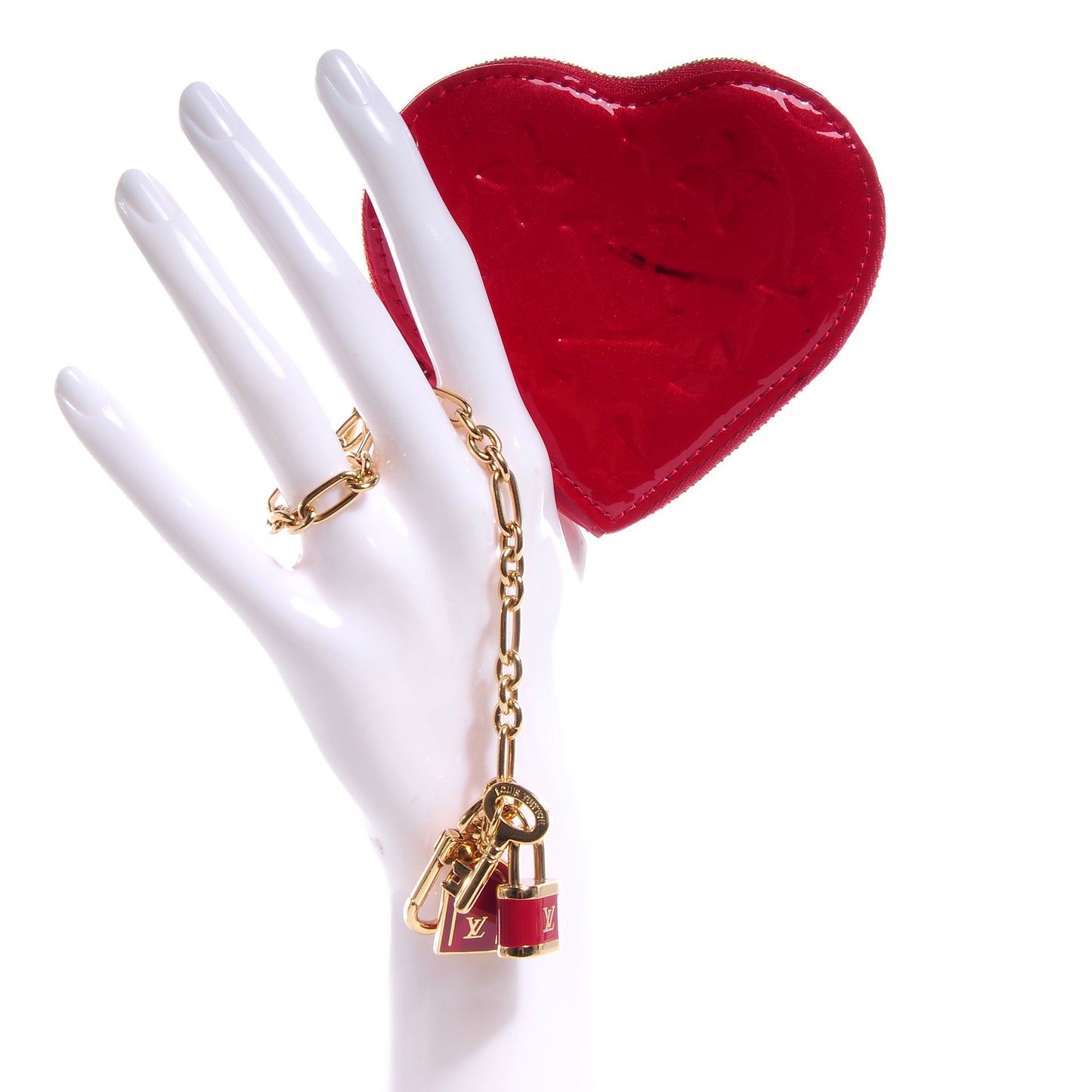 Vernis Coeur Heart Coin Purse Pomme D'Amour