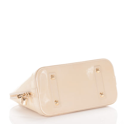 Louis Vuitton Vernis Alma PM Blanc Corail 4 of 7