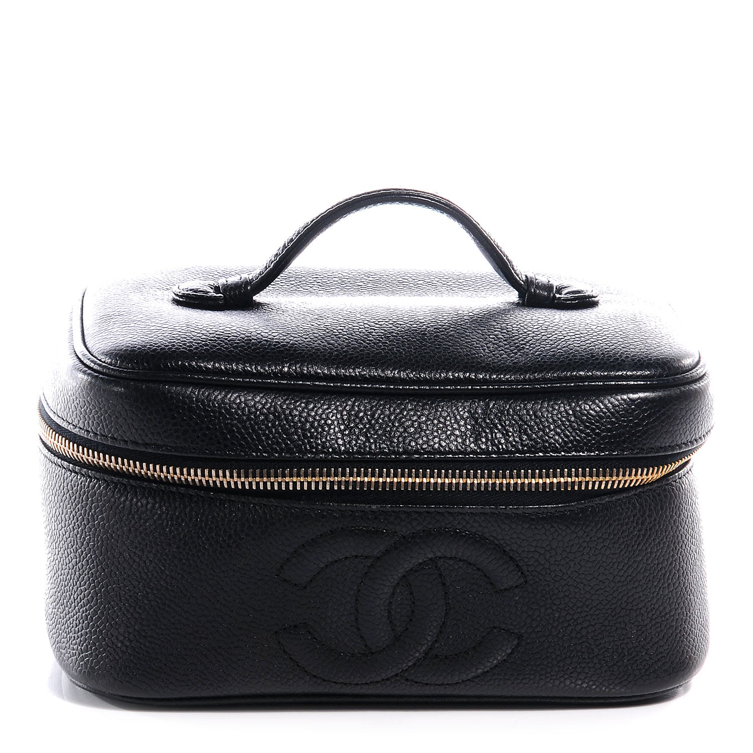 Chanel Caviar Cosmetic Case Black 1 of 8