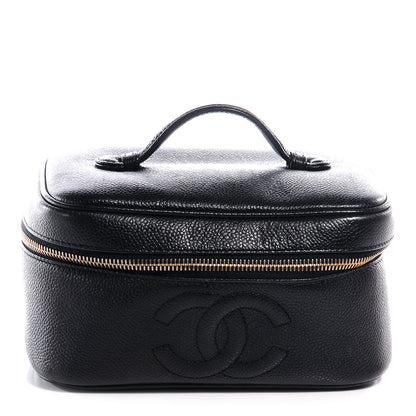 Chanel Caviar Cosmetic Case Black 1 of 8