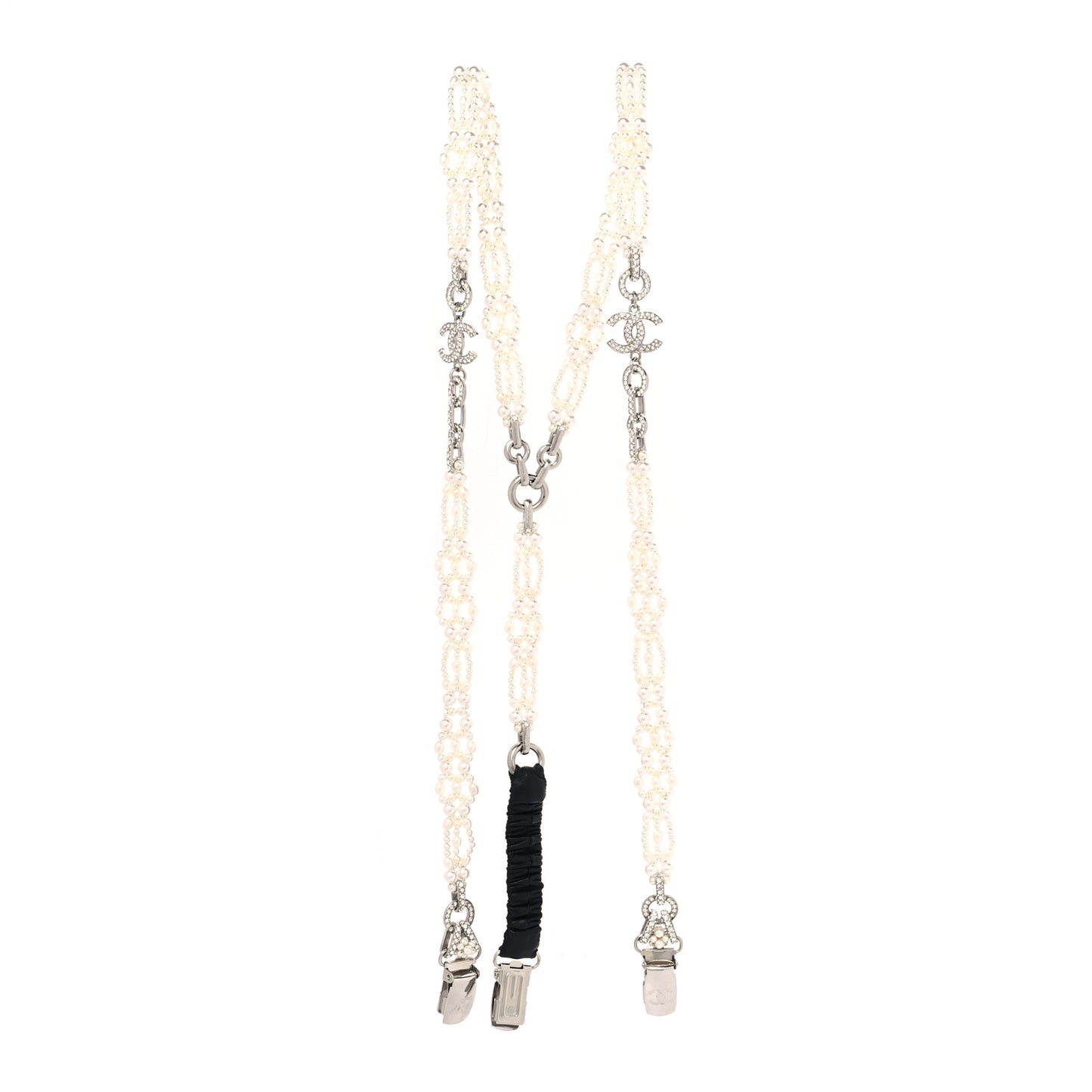Crystal Pearl Suspenders