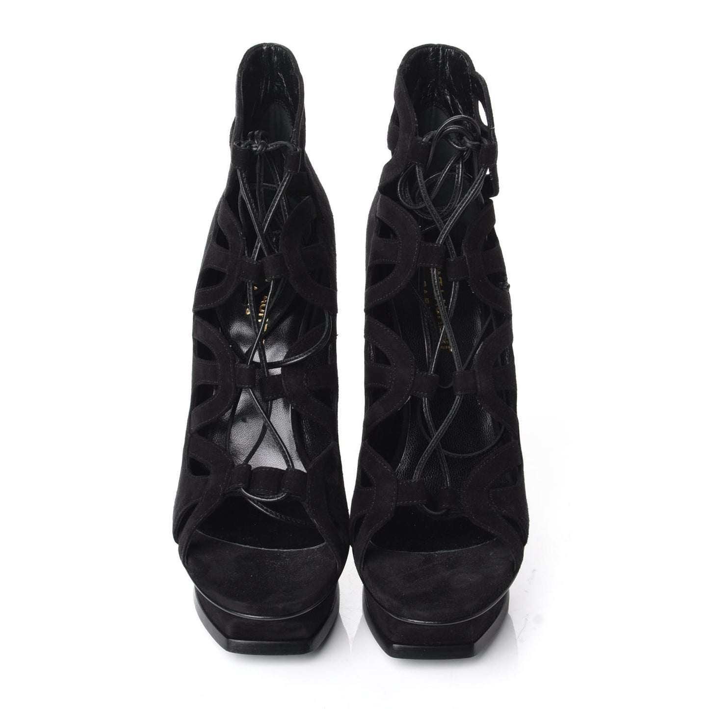 Kid Scamosciato Tribute 105 Platform Sandals 37.5 Black