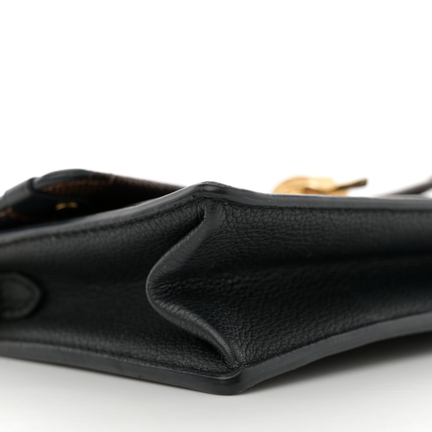 Damier Ebene Vavin Chain Wallet Black