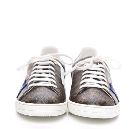 Louis Vuitton Calfskin Monogram LV Black Heart Sneakers 41 Cacao 2 of 9