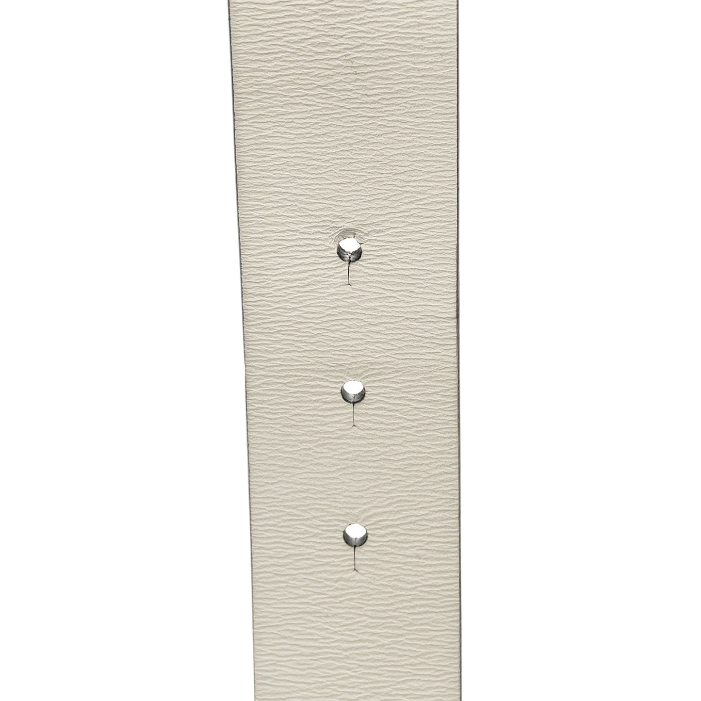 Calfskin Reversible CC Logo Belt 75 30 White Black