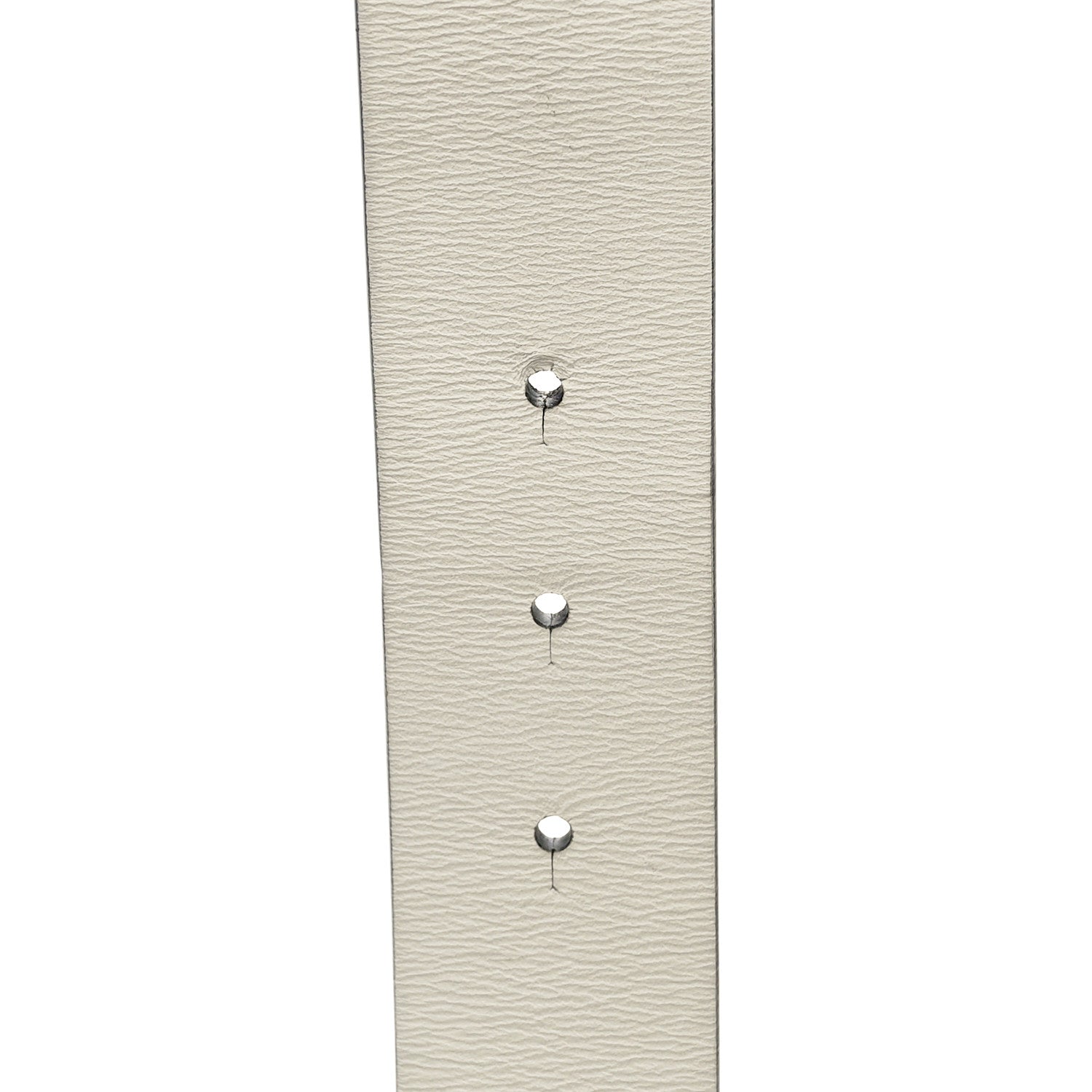 Chanel Calfskin Reversible CC Logo Belt 75 30 White Black 3 of 4