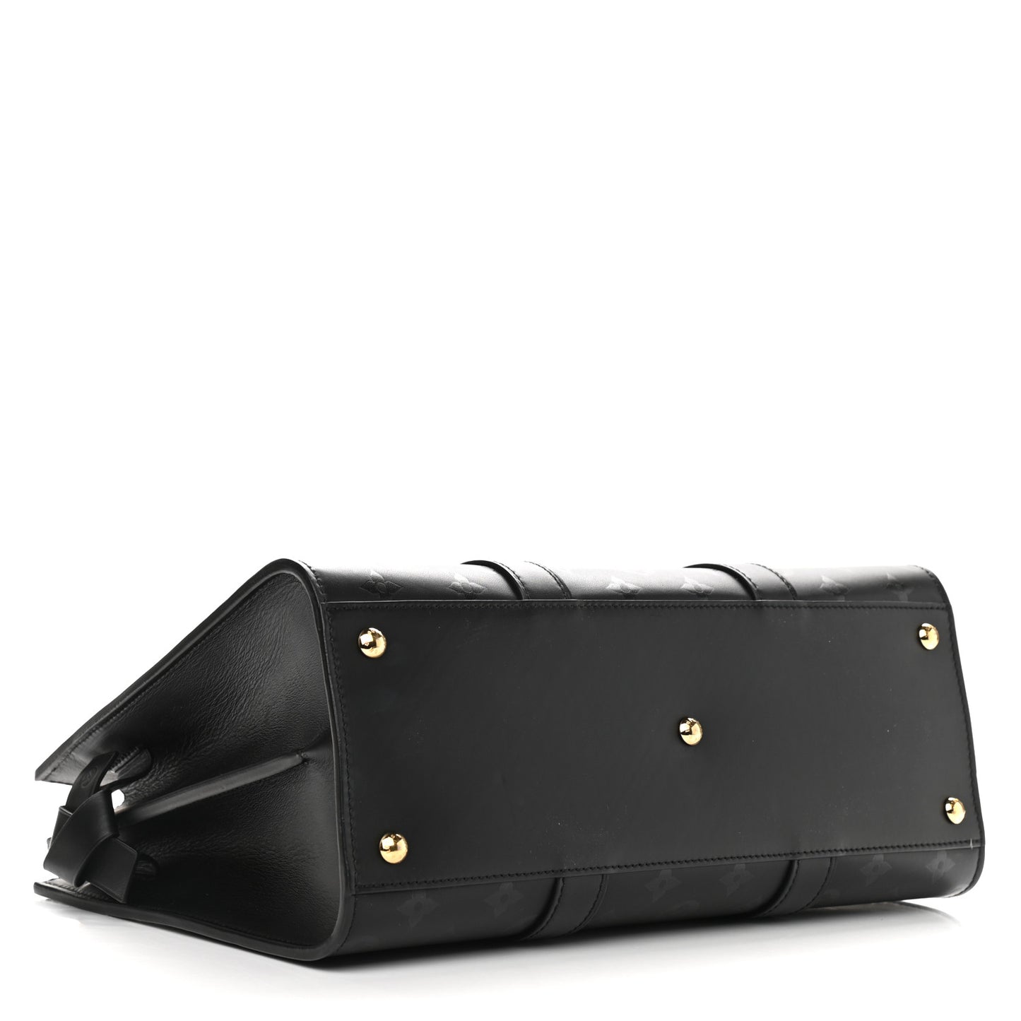 Monogram Cuir Plume Very Tote GM Black