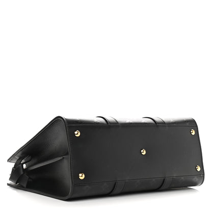Louis Vuitton Monogram Cuir Plume Very Tote GM Black 4 of 9