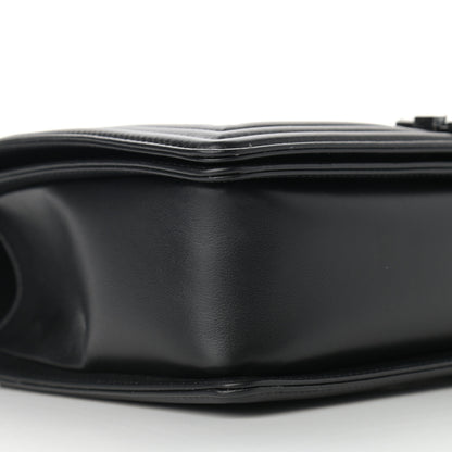 Chanel Calfskin Quilted New Medium Boy Flap So Black 8 of 10