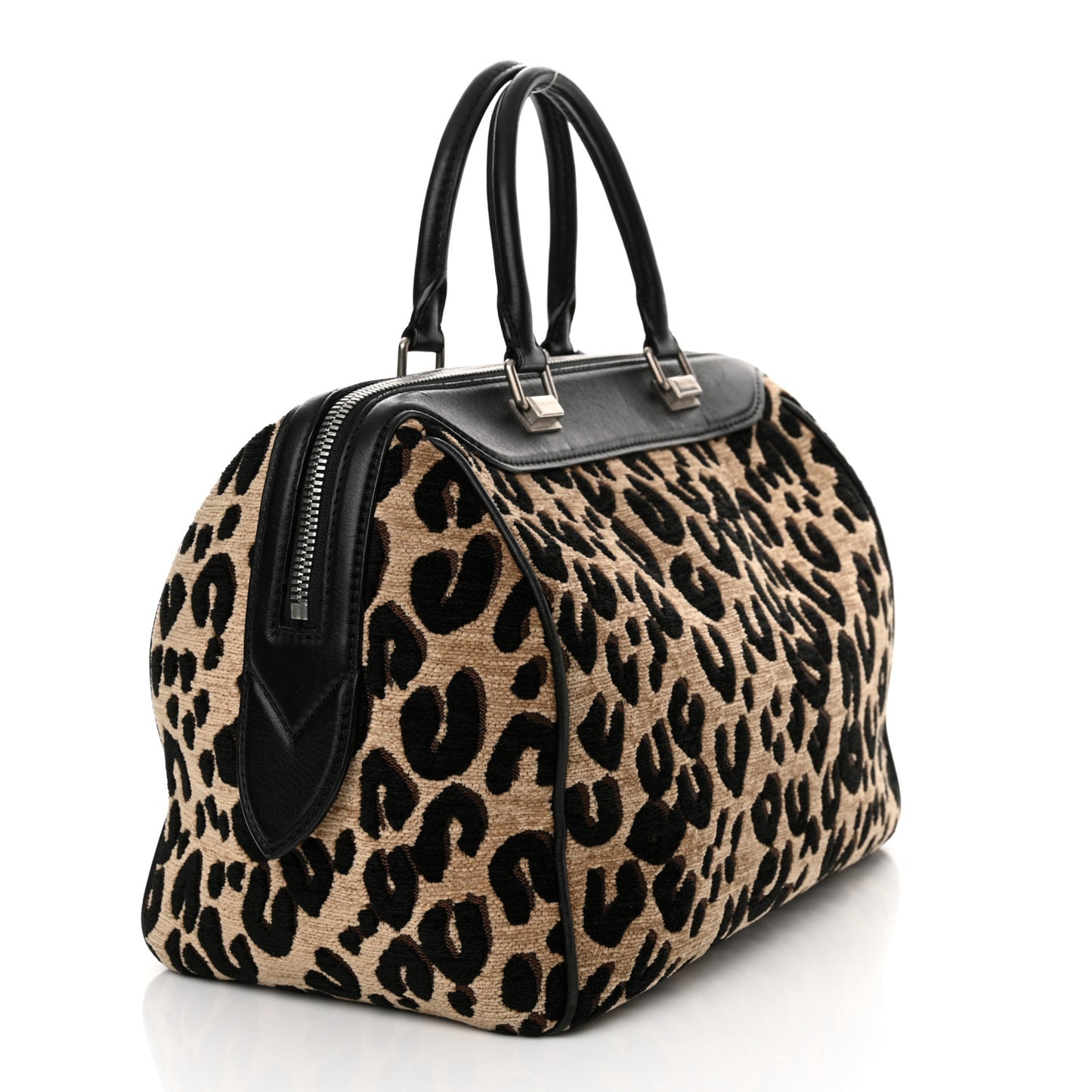 Jacquard Velvet Leopard Print Stephen Sprouse Speedy