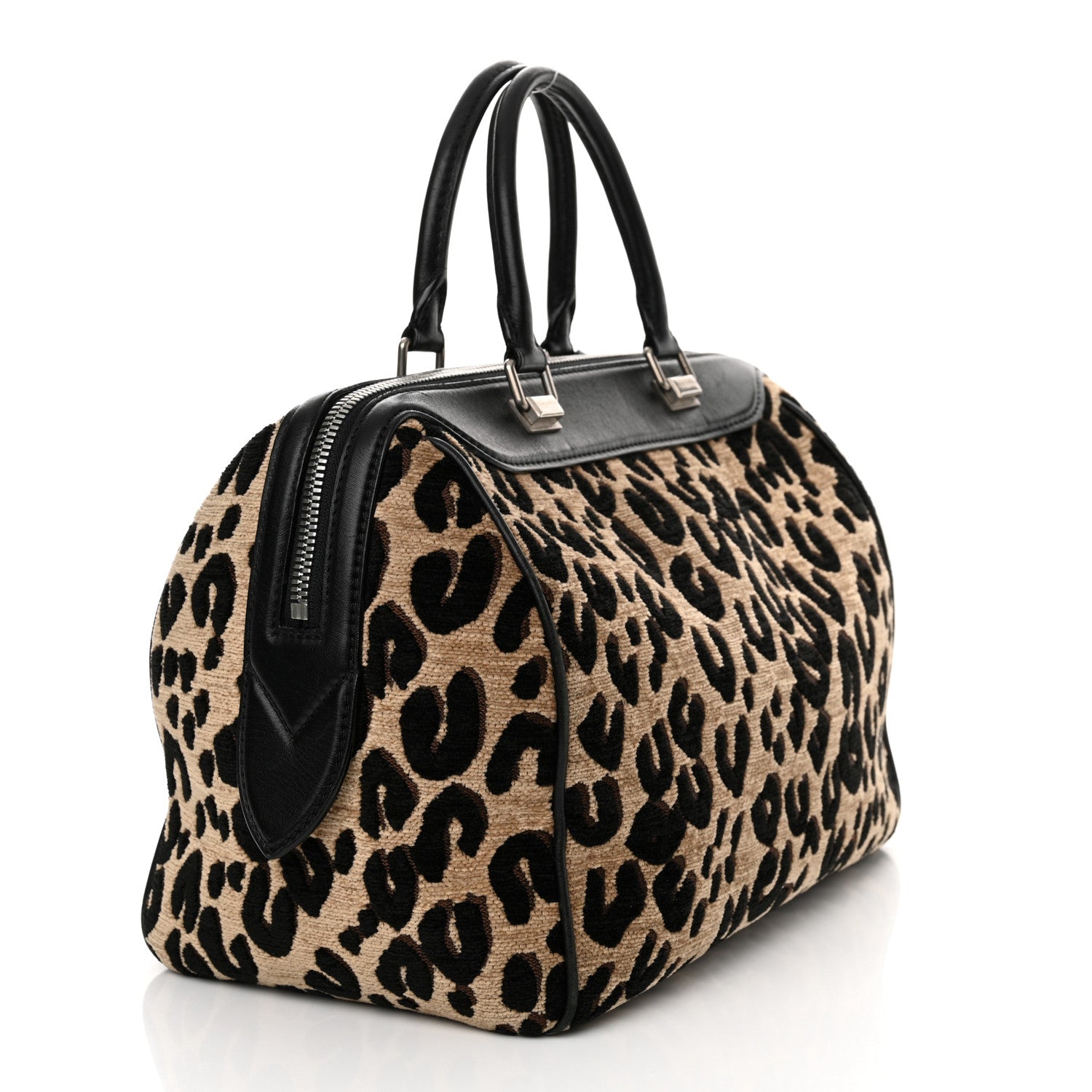 Louis Vuitton Jacquard Velvet Leopard Print Stephen Sprouse Speedy 3 of 16