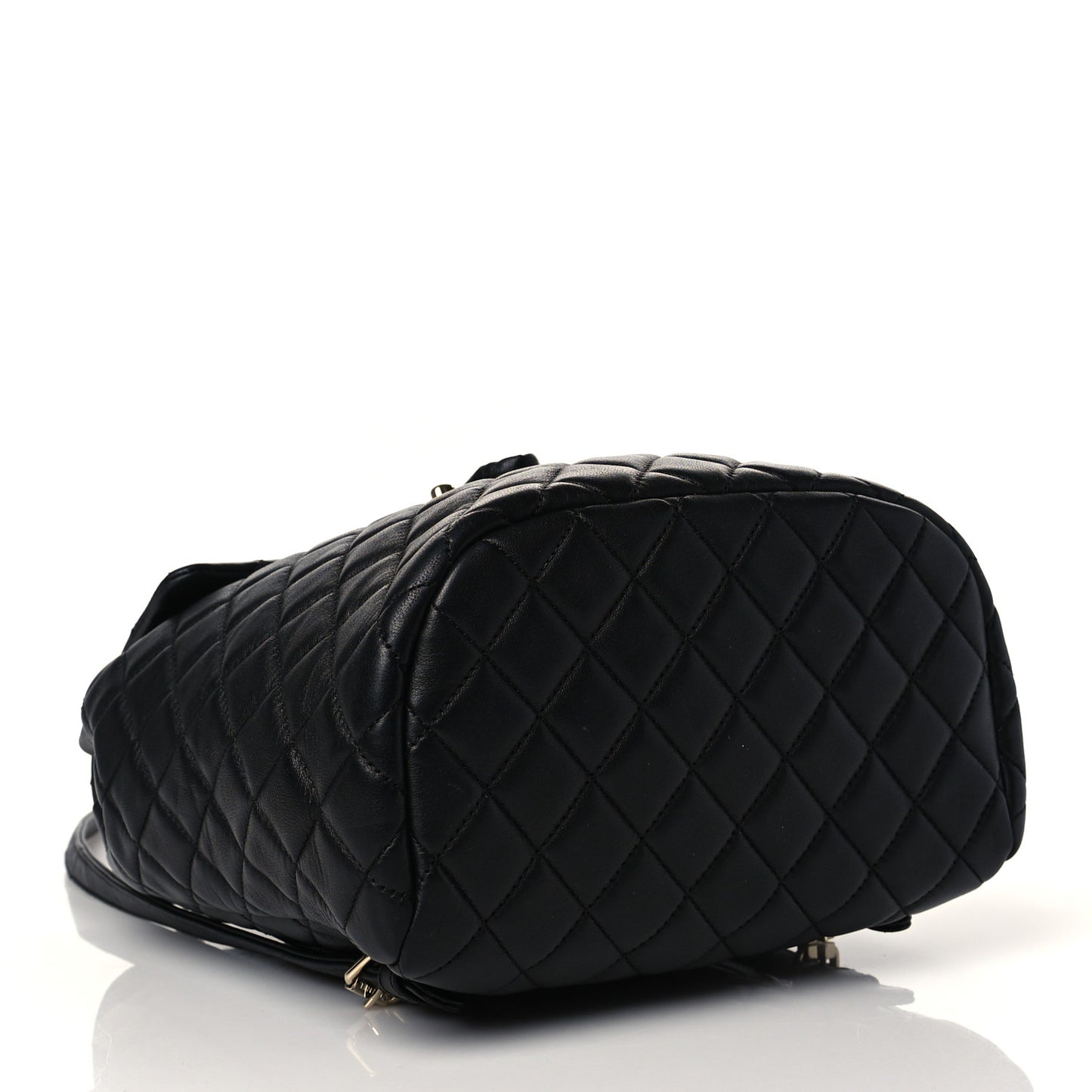 Lambskin Quilted Small Urban Spirit Backpack Black
