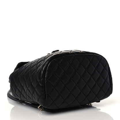 Chanel Lambskin Quilted Small Urban Spirit Backpack Black 10 of 28