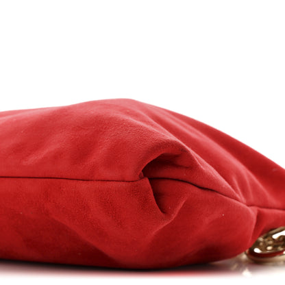 Jimmy Choo Suede Callie Shoulder Bag Red 9 of 9