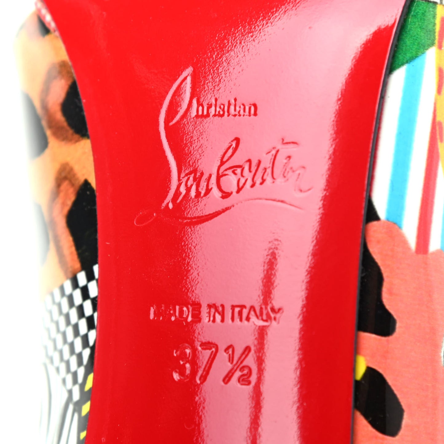 Patent Sapeur Hot Chick 100 Pumps 37.5 Multicolor