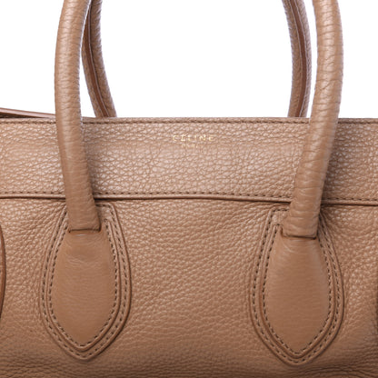 Celine Drummed Calfskin Mini Luggage Camel 10 of 13
