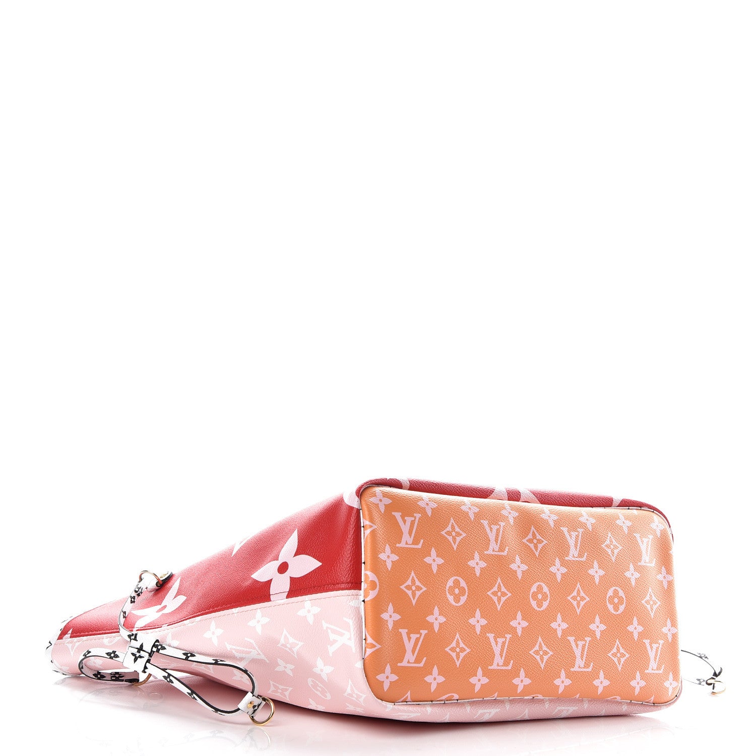 Louis Vuitton Monogram Giant Neverfull MM Rouge 4 of 9