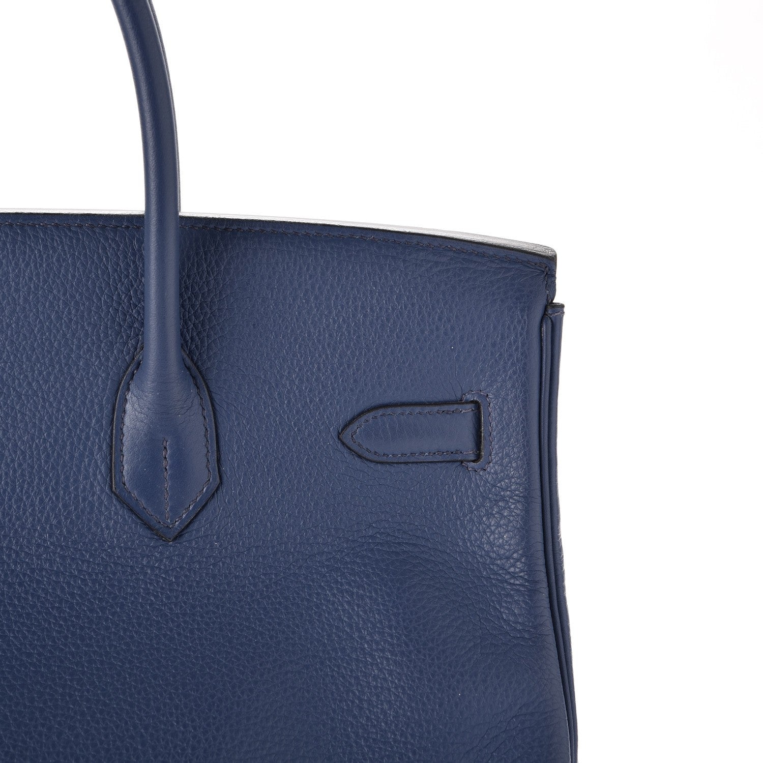 Hermes Taurillon Clemence Birkin 35 Bleu Brighton 12 of 34