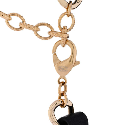 Chanel Lambskin Crystal Tweed Oval Choker Gold 5 of 6
