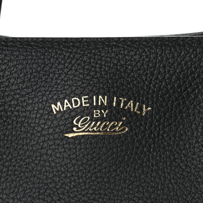Gucci Pebbled Calfskin Medium Swing Tote Black 6 of 11