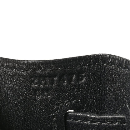 Hermes Toile Swift Kelly Sellier 28 Ecru Black 7 of 10