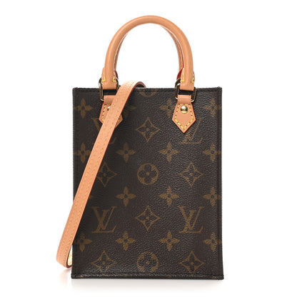 Louis Vuitton Monogram Petit Sac Plat 1 of 9