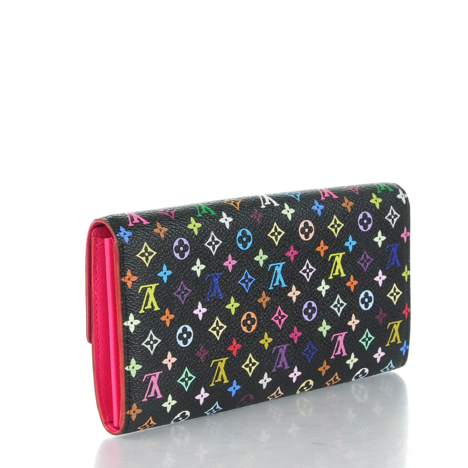 Louis Vuitton Monogram Multicolor Sarah Wallet Black Grenade 3 of 7