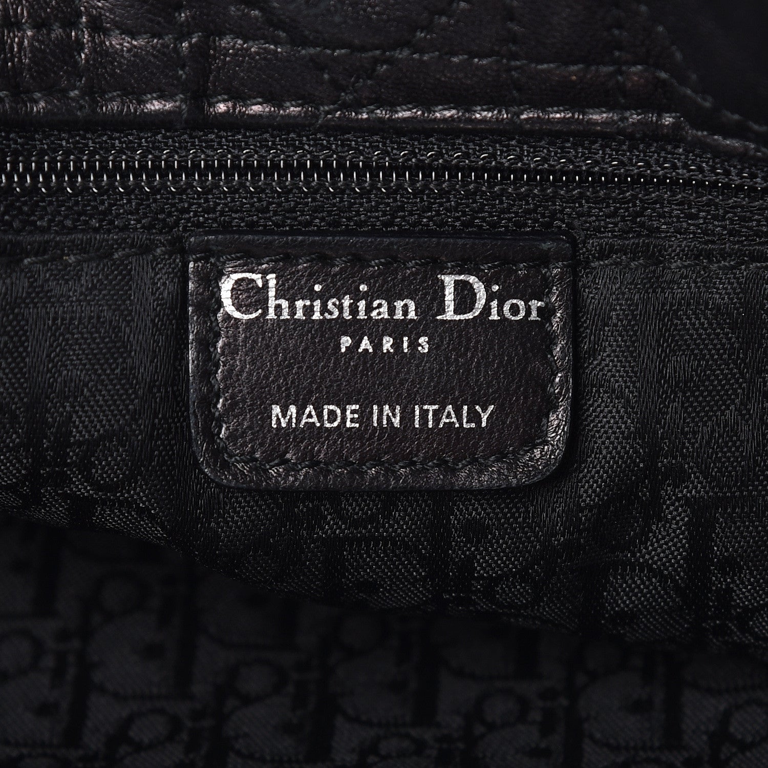 Christian Dior Lambskin Cannage Large Dior Soft Shopping Tote Black 6 of 20