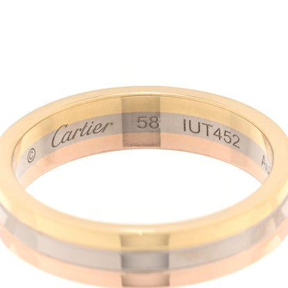 Cartier 18K Pink White Yellow Gold 4.8mm Vendome Louis Cartier Wedding Band Ring 58 8.25 4 of 6