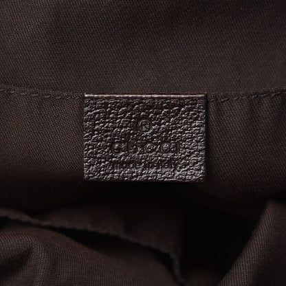 Gucci GG Monogram Medium Web Handle Vertical Tote Dark Brown 7 of 13