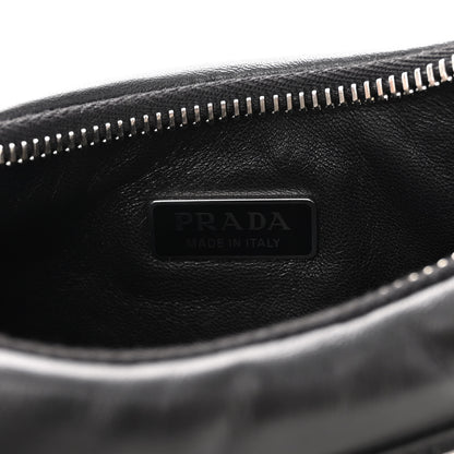 Prada Nappa Soft Padded Re-Edition 2005 Shoulder Bag Black 6 of 9