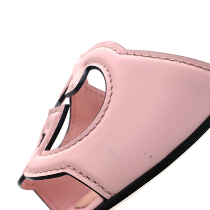 Gucci Cosmos Softy Calfskin Interlocking G Cut Out Slide Sandals 39 Candy Cotton 13 of 14